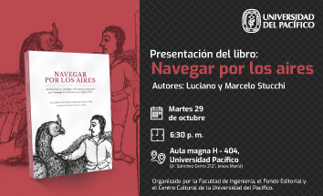 Presentación del libro "Navegar por los aires" por Luciano Stucchi