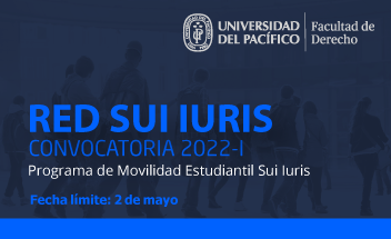 Convocatoria SUI IURIS 2022 - 1