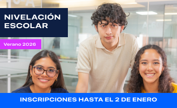 NIVELACIÓN ESCOLAR: REFUERZA TUS CONOCIMIENTOS ESTE VERAN EN LA UP - INSCRIPCIONES HASTA EL 02 DE ENERO