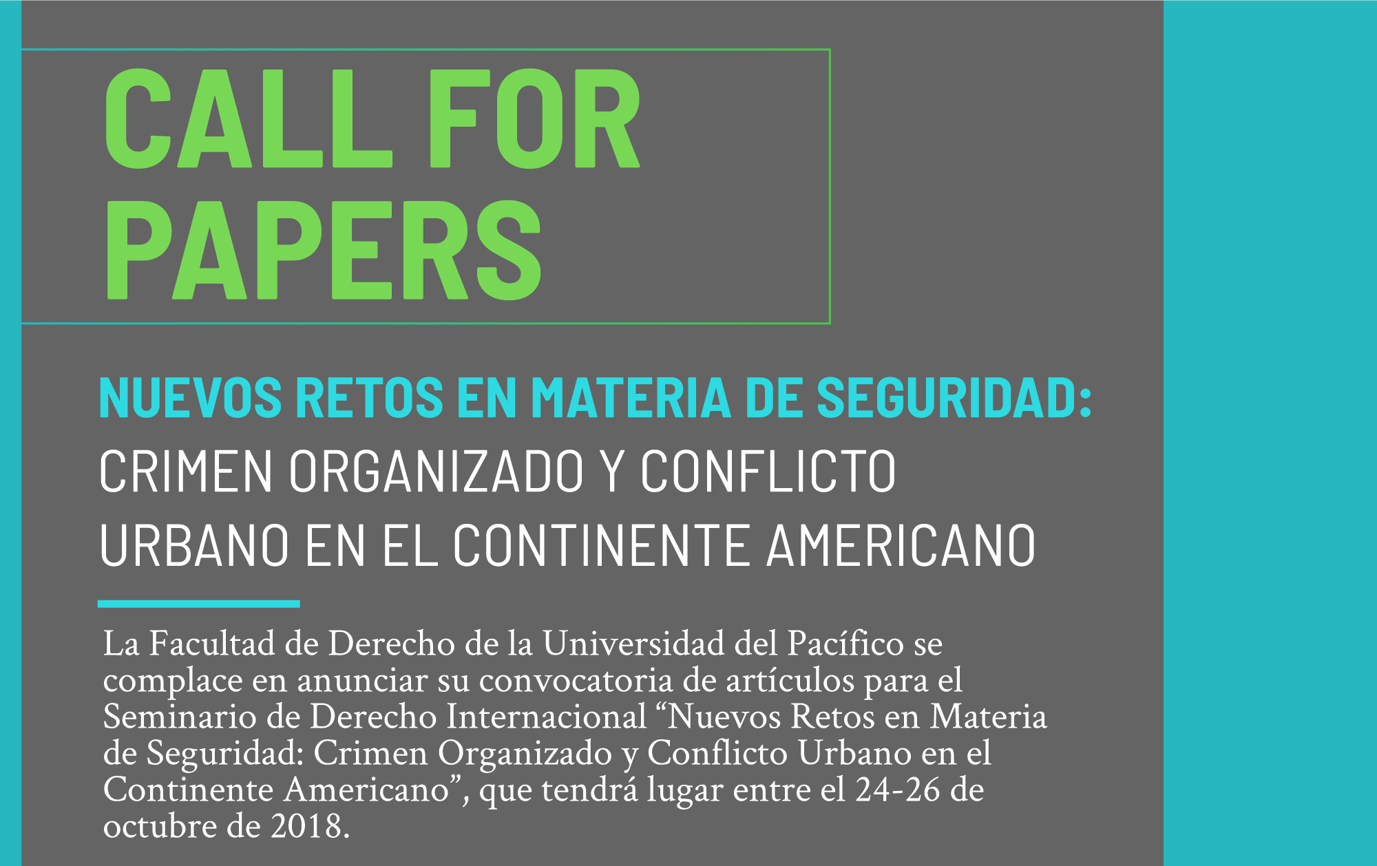 New Security Challenges:Organized Crime & Urban Conflict in the Americas