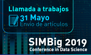 Llamada a trabajos | SIMBig - 6ª Conferencia Internacional sobre Gestión de la Información y Big Data