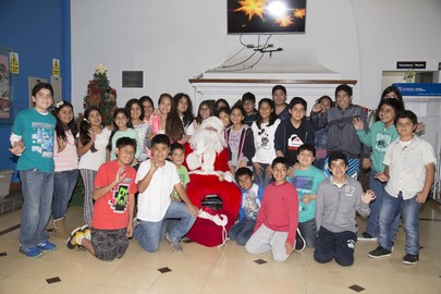 visita papa noel sede san isidro