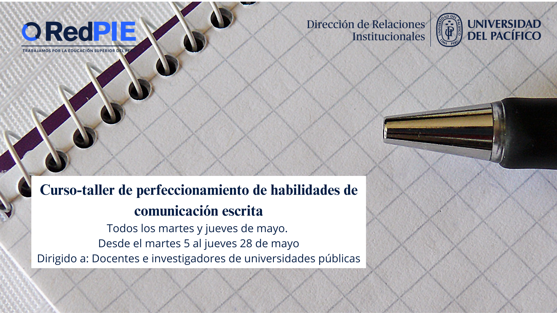 Curso-taller de perfeccionamiento de habilidades de comunicación escrita