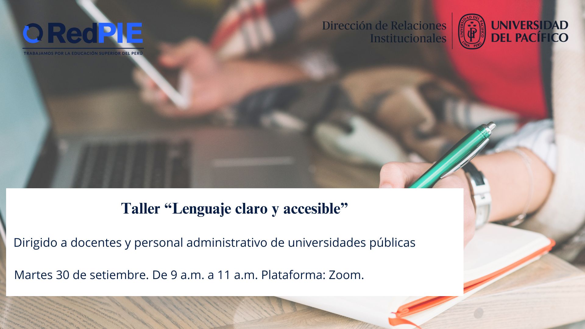 Taller "Lenguaje claro y accesible"