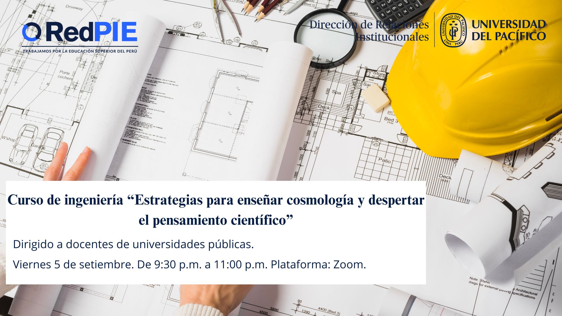 Curso de ingeniería "Estrategias para enseñar cosmología y despertar el pensamiento crítico"